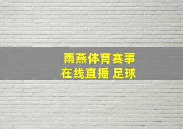 雨燕体育赛事在线直播 足球